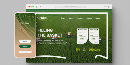 Grains is an agriculture inspired design